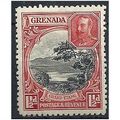 Grenada 1934 SG157 1 1/2d Black & Scarlet Mount...