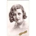 CARTE POSTALE - JEUNE FILLE - REF 27
