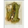 AN APRIL SHOWER (Harriett M. Bennett) Postcard ...