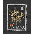 Ghana.SG221 11d Golden Spider Lily.Fine Used.Nov21