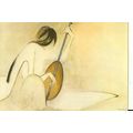 Art MANDOLIN (Ha Van Vuong) Postcard (Athena 9037)