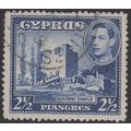 Cyprus Sg156 2 1/2pi Ultramarine fine used (B152)