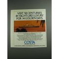 1984 Costa Cruises Ad - In Yacht-Like Luxury
