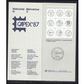 Passport for 87-06-19 CAPEX '87 Box0057