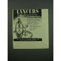 1949 Lancers Crackling Carbonated Vin Rose Ad -...