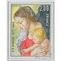 FRANCE 1977 USED ART RUBENS MOTHER AND CHILD AR...