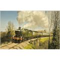 West Somerset Railway WSR GWR 3850 Train Postcard