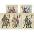 THE BRITISH ARMY set of 5 issued 1983 by Post o...
