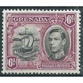 Grenada 1938 SG159 6d Black & Purple Mounted Mi...