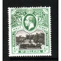 ST HELENA 1912 SG72 1/2d BLACK AND GREEN GOVERN...