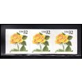 3054 32c Yellow Rose Very Fine MNH PNC 1111/3 P...
