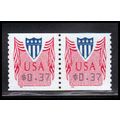 CVP33 37c Shield Very Fine MNH Pair PA5053