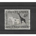 SouthWestAfrica.SG157 4d "White Elephant&Giraff...