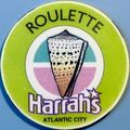 Harrahs. Roulette Casino Chip. Atlantic City, N...