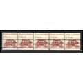 1898Ab 4c Stagecoach Fine MNH Dry Gum PNC 4/5 G...