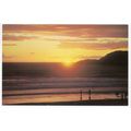 Sunset at Whitesands Bay Nr St David's Pembrokeshire Postcard 28343