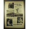 1949 Canadian National Railway Ad - Date with Jasper