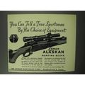 1950 Lyman Alaskan Hunting Scope Ad - True Spor...