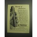 1948 LAmbert & Butler La Tropical Cigars Ad - Record of distinction