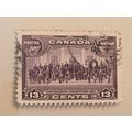 Canada KGV 1935 13c Purple Used SG 348 Sc 224 Confederation Charlottetown stamp