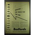 1957 Bedford Trucks Ad - Bedford.. The truck for the job