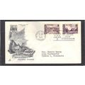 FDC Rose Craft 8c 15c Scenes (Cachet-Typed/A) C...