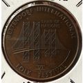 Bettendorf Iowa IA Folk Festival VI Token 1972 ...