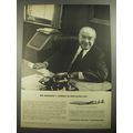 1956 Lockheed Super Constellation Airplane Ad - Mr. Bernard F. Gimbel