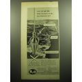 1958 B&O Baltimore & Ohio Railroad Ad - Line up with these new plants