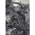CHAMOIS AT BAY 1894 Eagle - Mammal - Josiah Woo...
