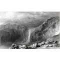 WATERFALL & STONE QUARRY, NEAR BOSCASTLE 1832 T...