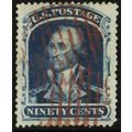 39, Used 90¢ VF Centering - With WT Crowe Certi...