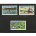 Niue 136-138, 1970 Niue Airport Opening, VF, MN...