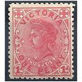 Victoria 1901 SG385 1d Rose Mounted Mint