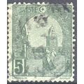 Tunisia 1906 - SG33 - 5c green on green - Mosqu...