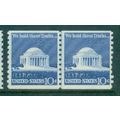 1520 10c Jefferson Memorial Fine MNH CLP B0777
