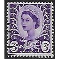 SG W1: 3d. deep lilac Wales Regional Stamp: Que...