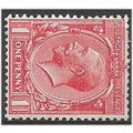 1924 SG419a 1d Scarlet Wmk Block Cypher SIDEWAY...