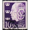 Sweden. 1947 10ore S.G.296 Used