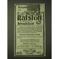 1900 Purina Mills Ralston Breakfast Food Ad - S...