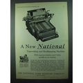 1931 NCR Typewriting and Bookkeeping Machine Ad
