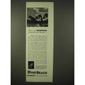 1935 Miami Beach Florida Ad - Waiting For You This Year
