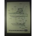 1970 Texaco Oil Ad - Don't Go Near The Water Wi...