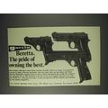 1973 Beretta Model 951, 70S and 76 Pistol Ad - Pride