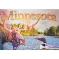 Minnesota Land of 10,000 Lakes 3D Fridge Magnet