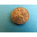 1918 GEORGE V FARTHING FREE POST. (uebid)