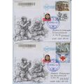UKRAINE FDC Kramatorsk Heroic professions Angel...