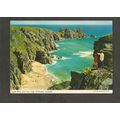 Postcard Cornwall Porthcurno John Hinde 2DC17