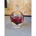 Shaped Glass Vase/centre Piece