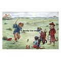 rp02760 - Louis Wain Cats Playing Golf - print 6x4
